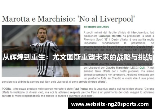 从辉煌到重生:尤文图斯重塑未来的战略与挑战 从辉煌到重生:尤文图斯重塑未来的战略与挑战