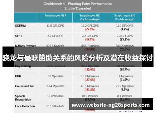 骁龙与曼联赞助关系的风险分析及潜在收益探讨