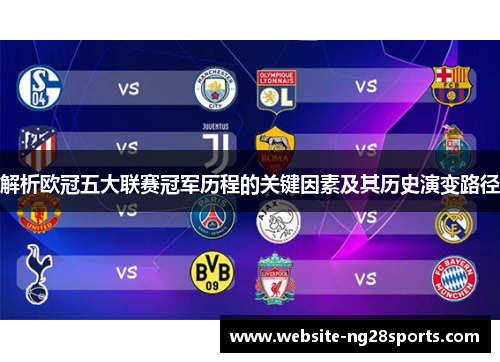 解析欧冠五大联赛冠军历程的关键因素及其历史演变路径