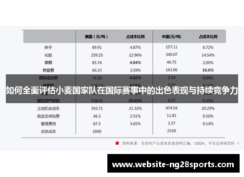 如何全面评估小麦国家队在国际赛事中的出色表现与持续竞争力 如何全面评估小麦国家队在国际赛事中的出色表现与持续竞争力