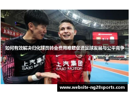 如何有效解决归化球员转会费用难题促进足球发展与公平竞争