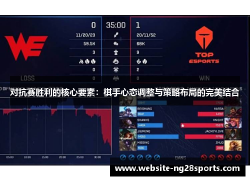 对抗赛胜利的核心要素：棋手心态调整与策略布局的完美结合